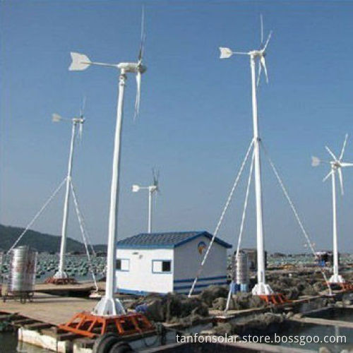 3KW Wind + 2KW PV Panels Hybrid Solar Wind Power Generation System